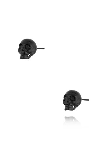 Kolczyki czarne czaszki Nero KMITC0096