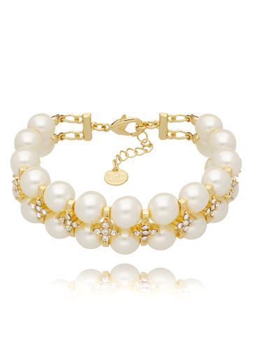 Bransoletka z perłami i kryształkami Joanne BPE0060
