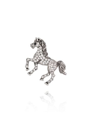 Broszka ze srebrnym koniem Beautiful Horse BRSS0125