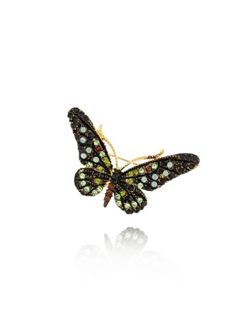 Broszka mała z kolorowym motylem Papillon II BRPI0018