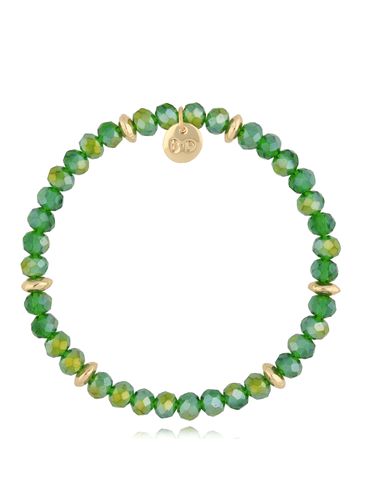 Bransoletka z zielonymi kryształkami Clear Sky BCY0070