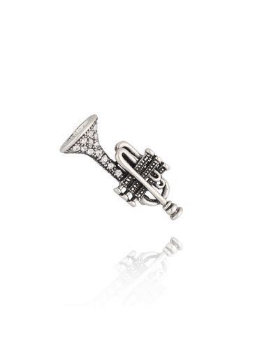 Broszka ze srebrną trąbką Trumpet BRSS0211