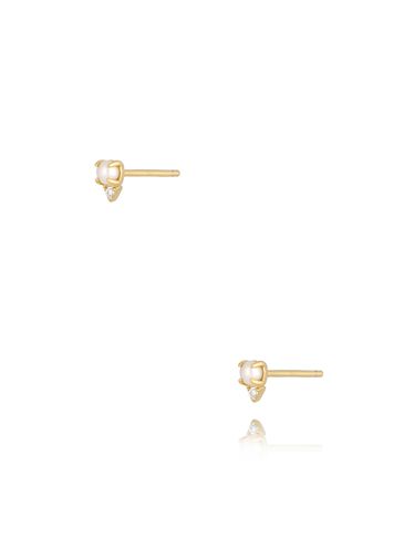 Kolczyki złote z perłami Perla KFA0071