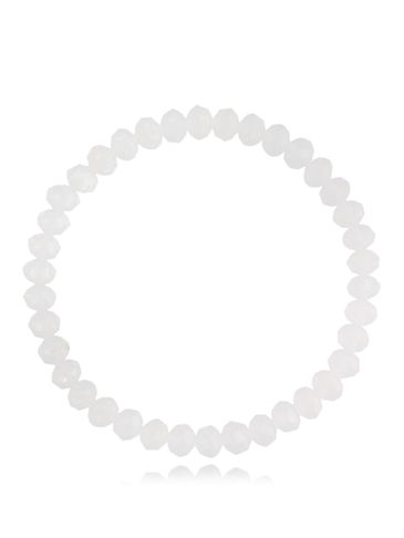 Bransoletka z kryształkami biała Natalie BCY0235
