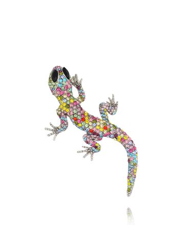 Broszka z jaszczurką Colorful Lizard  BRSS0123