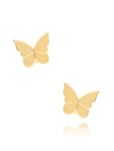 Kolczyki motylki złote  KSA1935