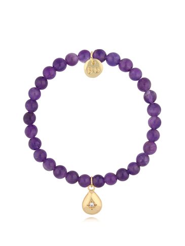 Bransoletka z ametystami Renee BPA0395