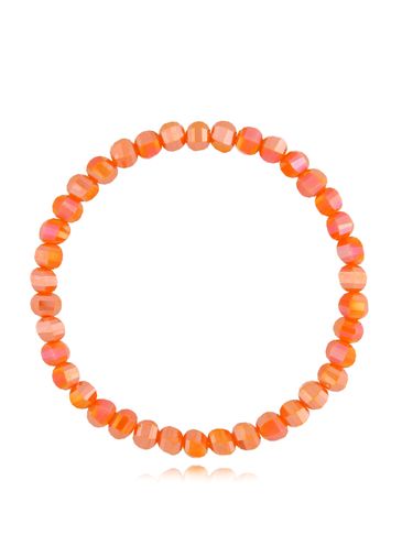Bransoletka z pomarańczowymi kryształkami  BTW1792