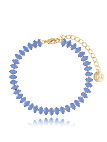 Bransoletka z niebieskimi kryształkami Honetly BSS0077