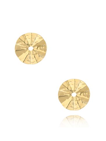 Kolczyki złote okrągłe Paule KSE0127