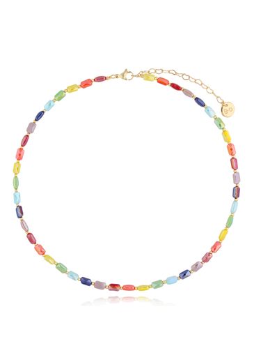 Naszyjnik z kolorowymi kryształkami Arco NTW1051