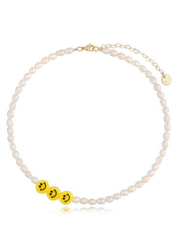 Naszyjnik z perłami Yellow Smile NPA0985