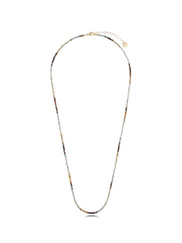 Naszyjnik z amazonitami 70 cm Lerma NPA1027