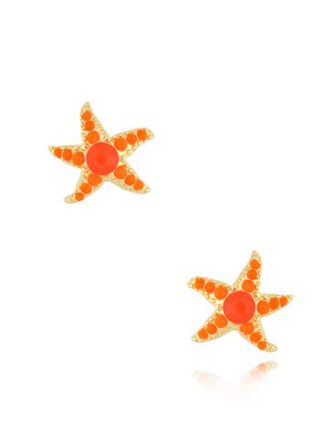 Kolczyki rozgwiazdy z kryształkami Cristal Starfish KSS1432