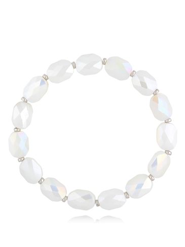 Bransoletka z białymi kryształkami Togue BCY0133