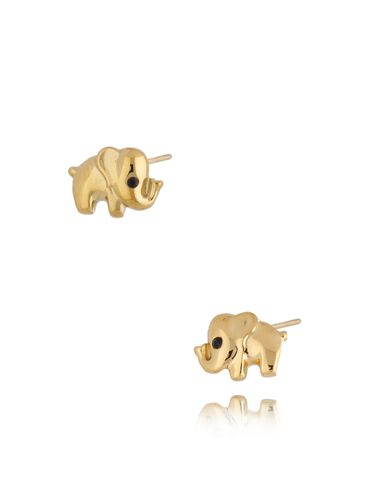 Kolczyki słoniki złote Dumbo KSA0408