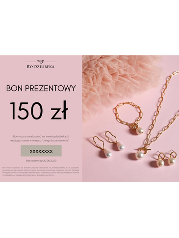 Bon Prezentowy 150 zł online do wydruku BON150