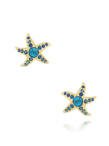 Kolczyki rozgwiazdy z kryształkami Cristal Starfish KSS1431
