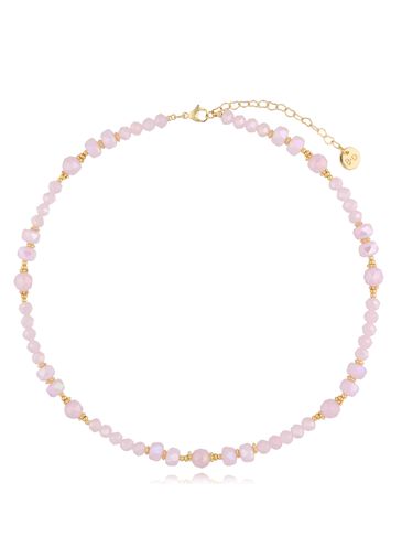 Naszyjnik z różowymi kryształkami Clear Sky NPA1143