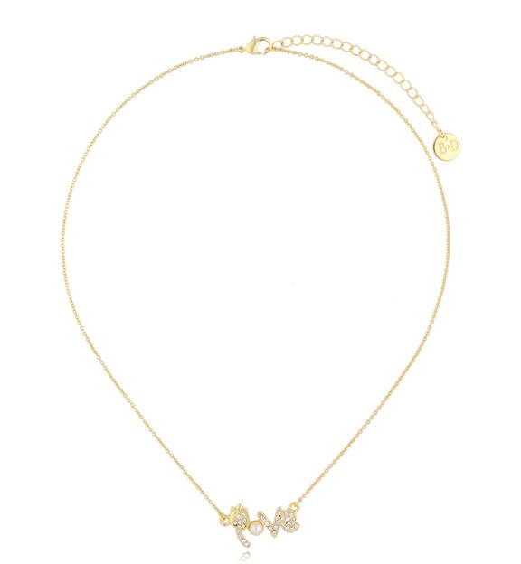 Naszyjnik z napisem LOVE NS0214