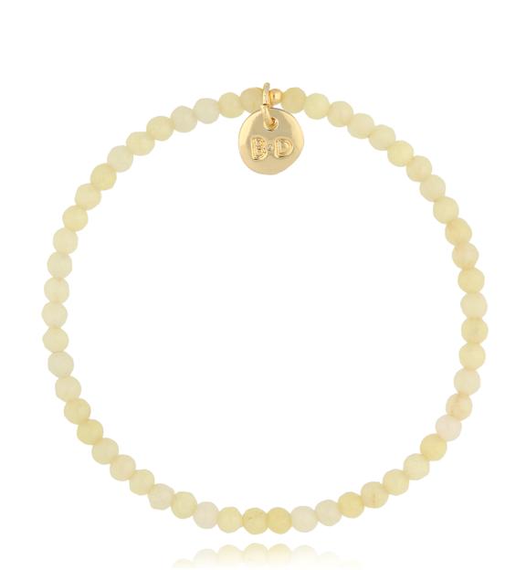Bransoletka z żółtymi jadeitami Embla BTW1693