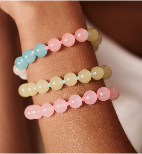 Zestaw pastelowych bransoletek ZN0009