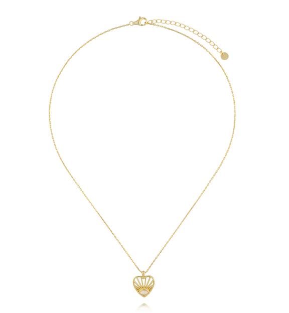 Naszyjnik z serduszkiem złoty NCA0086