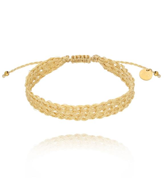 Bransoletka złota pleciona Braided BSC1889
