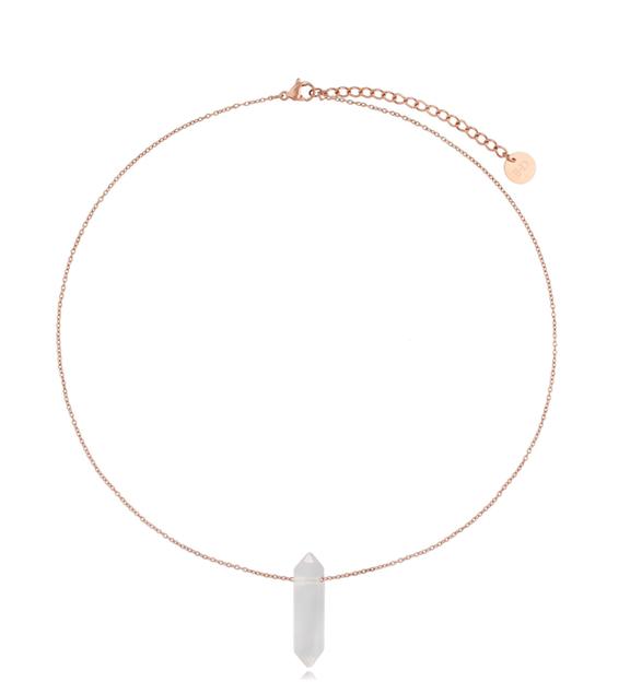 Naszyjnik z kryształem górskim Mader NLB0182