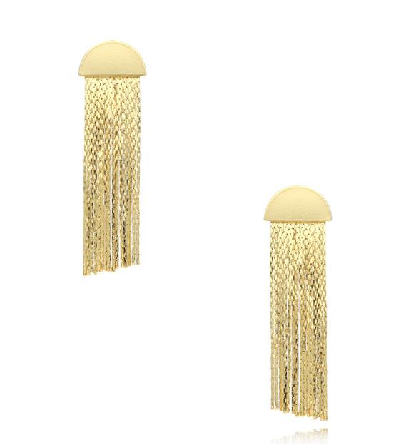 Kolczyki złote z łańcuszkami Intimate KRG0937