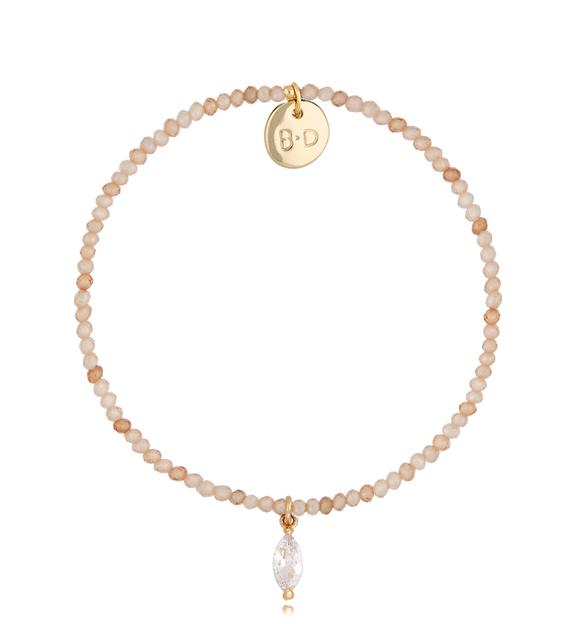 Bransoletka z kamieniami słonecznymi i zawieszką Lifestyle BTW1061