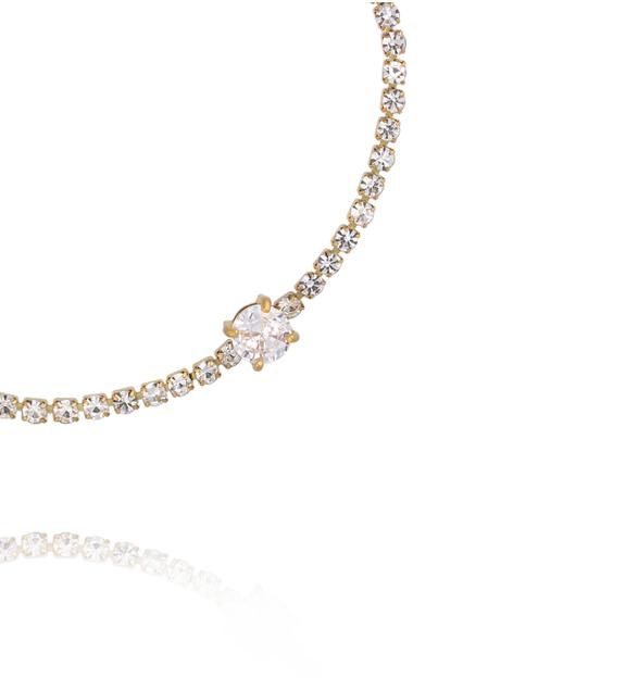 Bransoletka tenisowa z cyrkoniami BSY0586