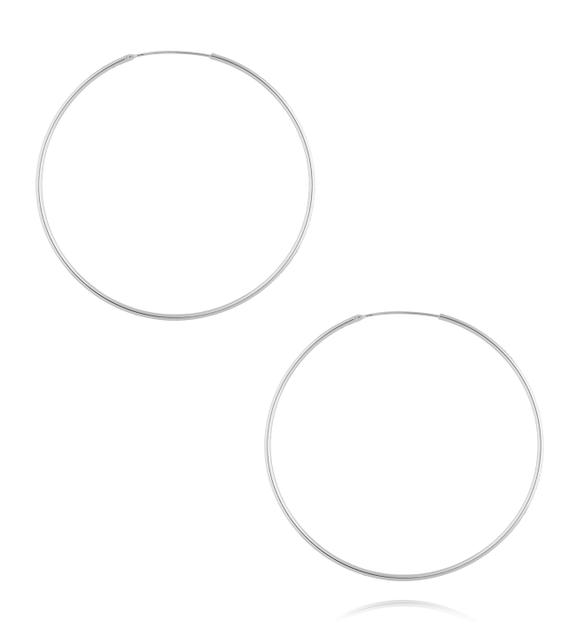 Kolczyki koła srebrne KCA0187