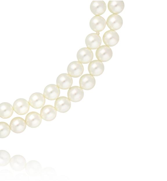 Naszyjnik z perłami długi NPE0305