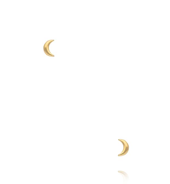 Kolczyki sztyfty – złote księżyce KSY0541