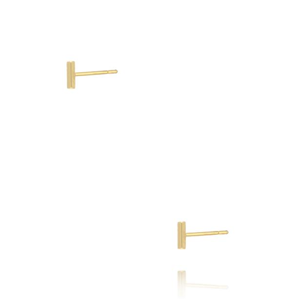 prostokątne minimalistyczne złote KCA0078
