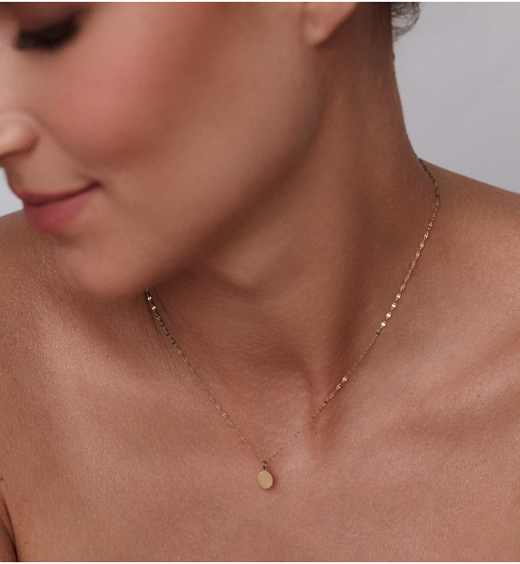 Naszyjnik z medalikiem „Good Luck” NSY0778