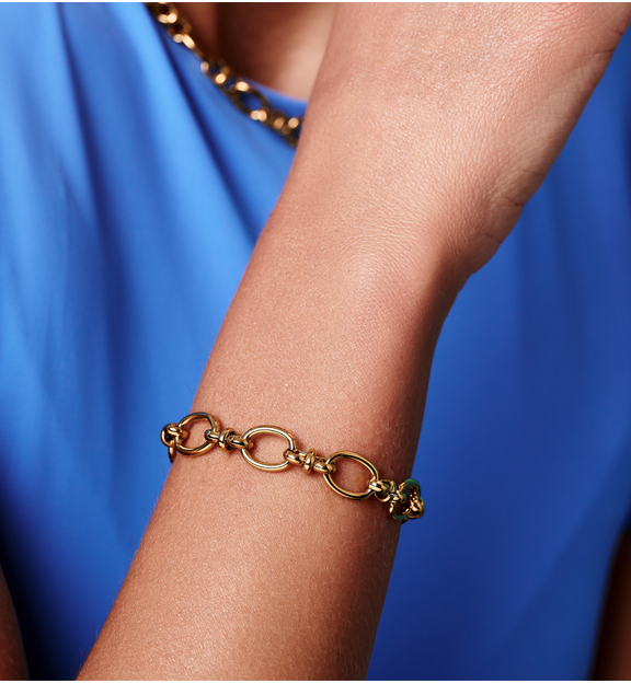 Bransoletka złoty łańcuch BSY0318