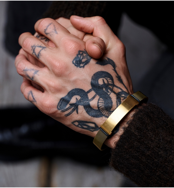 Bransoletka męska złota Fulberto BMITC0789