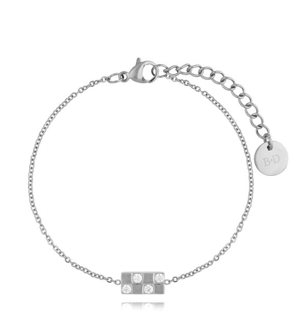 Bransoletka srebrna z cyrkoniami Glimmer BSA0351