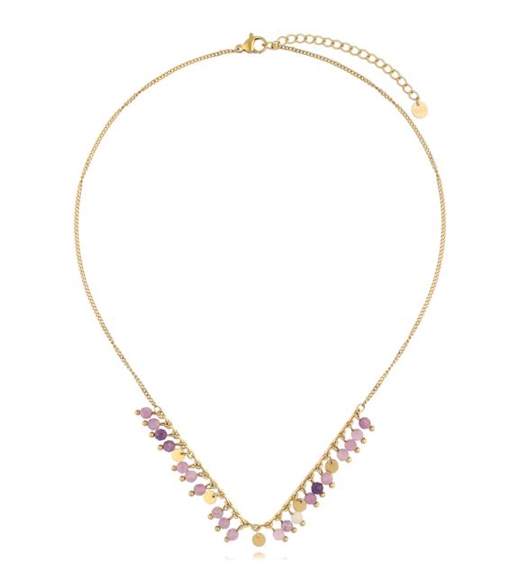 Naszyjnik z ametystami Paradise Jewels NPA1251