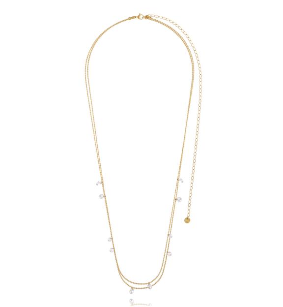 Naszyjnik na brzuch Body Chain z motylkami NSY0599