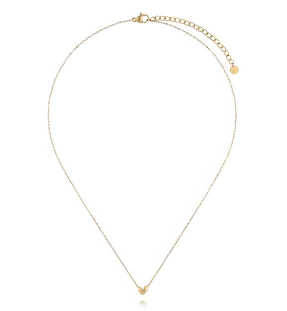 Naszyjnik z mini sercem złoty NSY0774