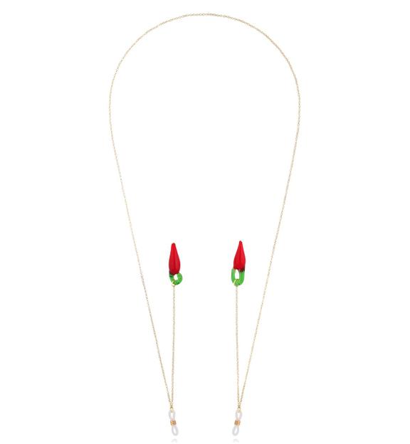 Łańcuszek do okularów z papryczkami Chilli Pepper NSC0391