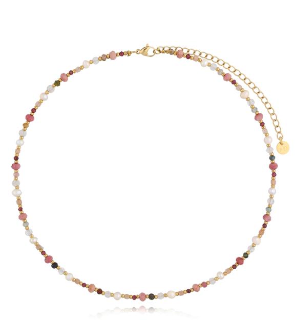 Naszyjnik z kamieniami naturalnymi Latifa NSC0401