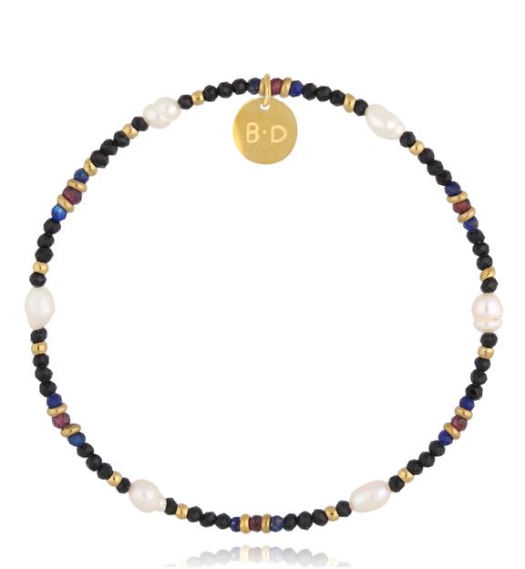 Bransoletka z lapisami i turmalinami BTW2967