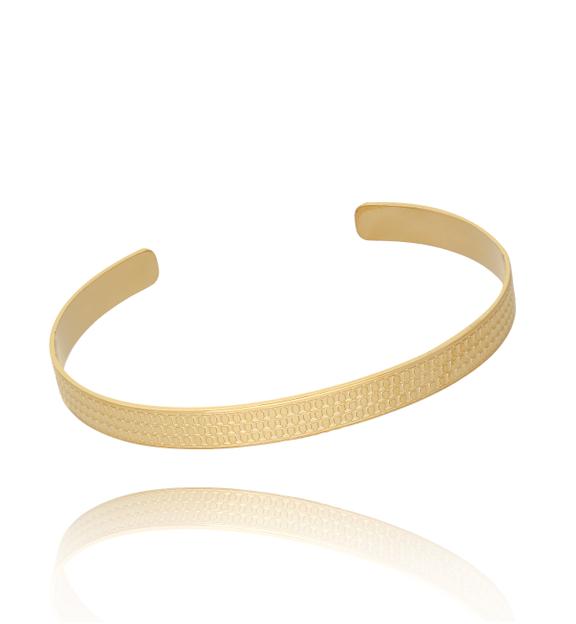 Bransoletka obręcz złota Gold Snake BSA0221