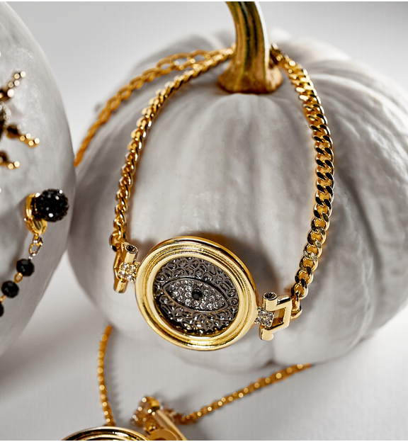 Bransoletka złota z okiem Manon BSS0176