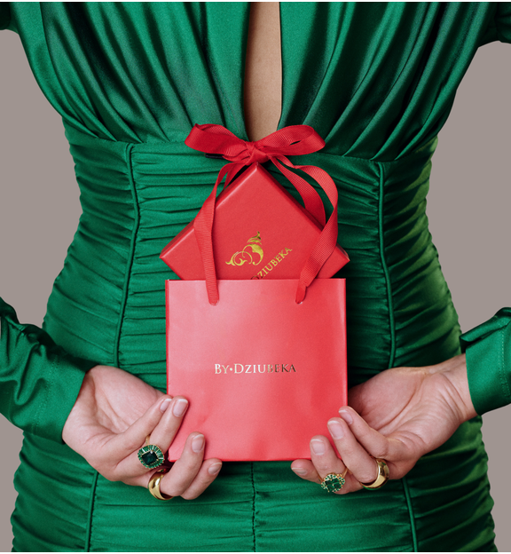 Zestaw prezentowy pudełko i torebka czerwony OPA0188