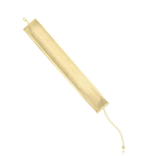 Naszyjnik złoty szeroki Influence Style NRG0507